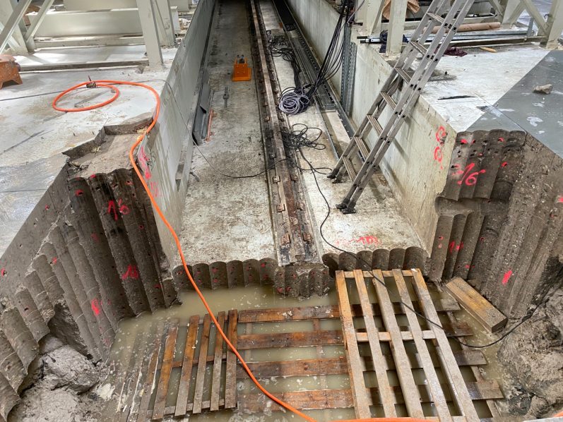 Abbohren einer Grube Abbohren einer Grube in Stahlbeton/Beton mittels Kernbohrungen in Emden